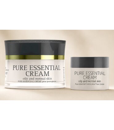 PURE ESSENTIAL KRÉM pro mastnou a normální pleť + 3ml balení navíc 30 ml