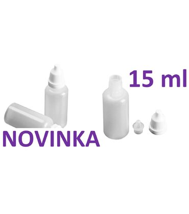 PRÁZDNÁ LAHVIČKA S KAPÁTKEM 15 ml 15 ml PRÁZDNÁ LAHVIČKA S KAPÁTKEM 15 ml 15 ml